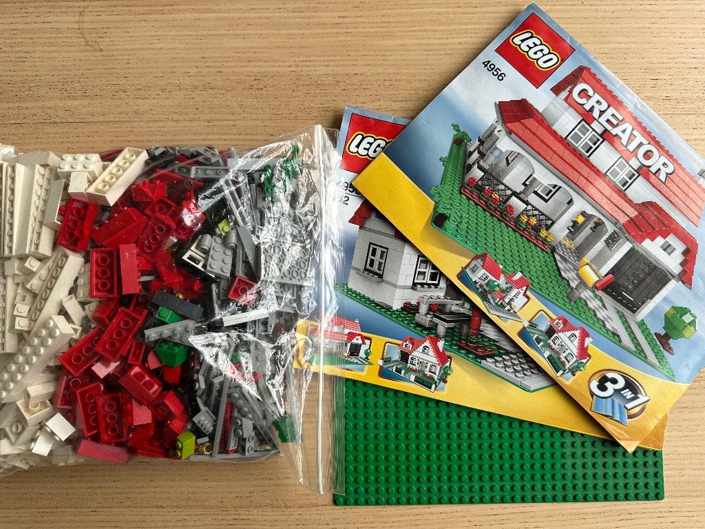 Creator 4956, compleet, House, Gebruikt, Lego, Inclusief instructies, Ophalen of Verzenden
