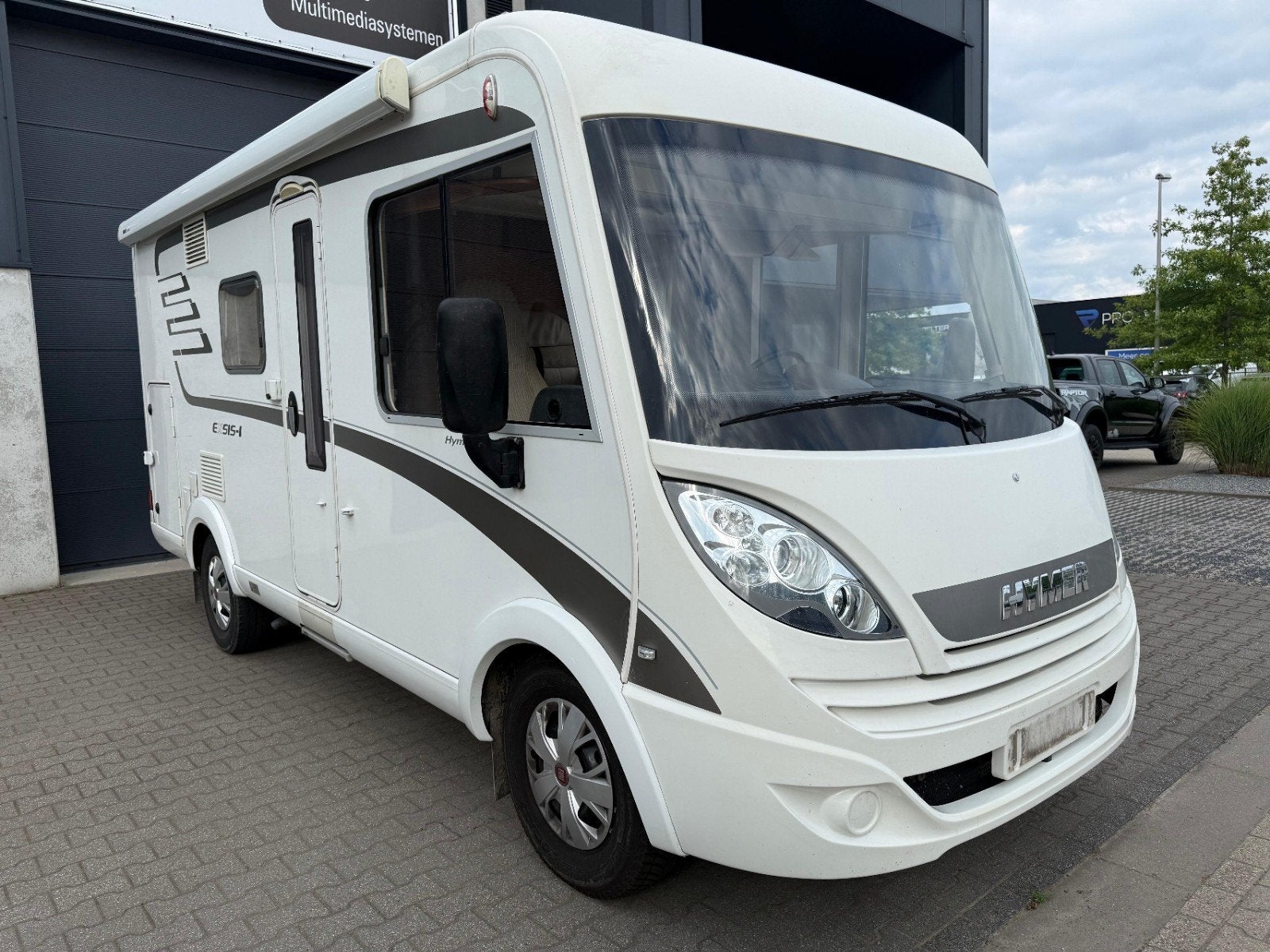 Hymer EX414 Fiat Ducato 2.3 JTD Boujaar 2016  117000km., Caravanes & Camping, Porte-vélos, Réfrigérateur, Fiat, Boîte manuelle