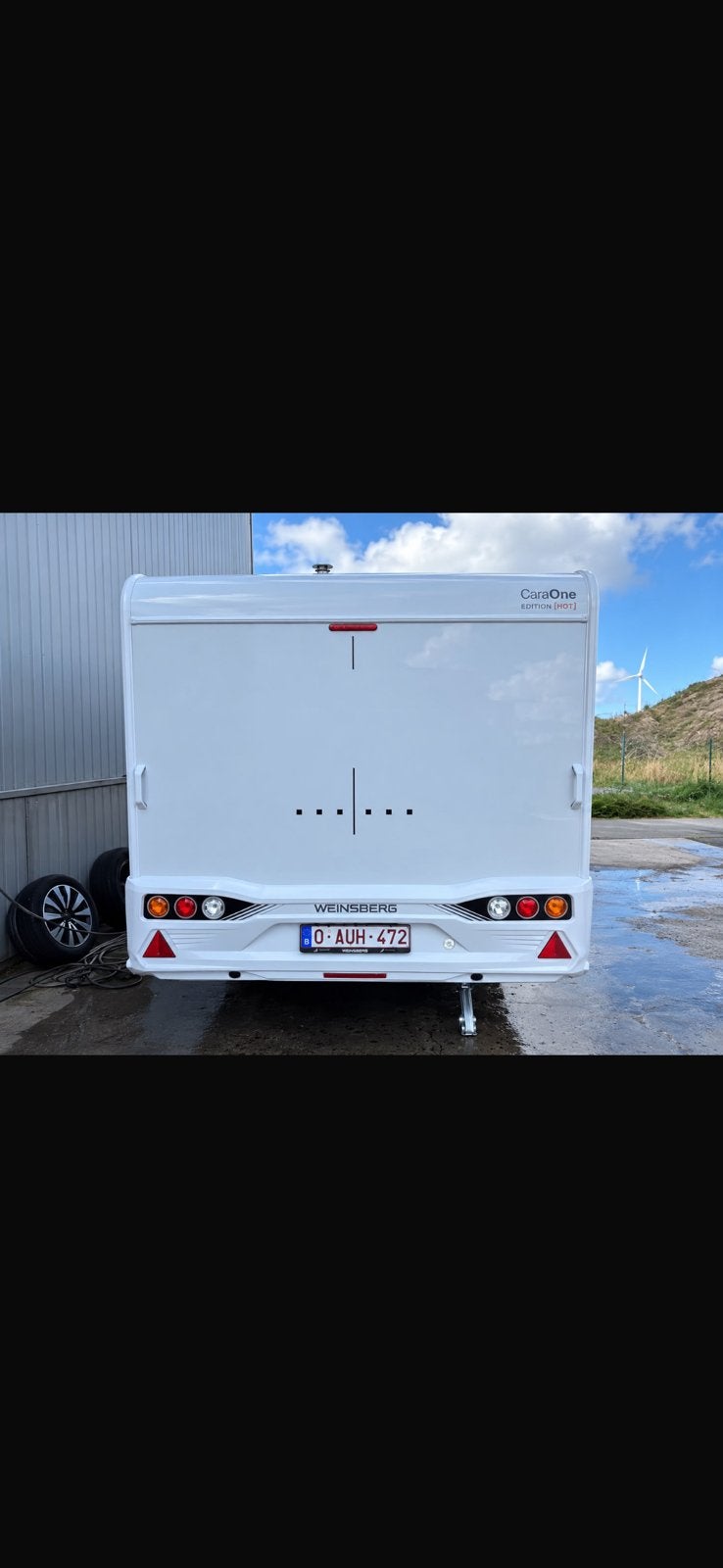 Weinsberg CaraOne 550 QDK Hot, Caravans en Kamperen, Overige merken, Mover, Standaardzit, Dwarsbed