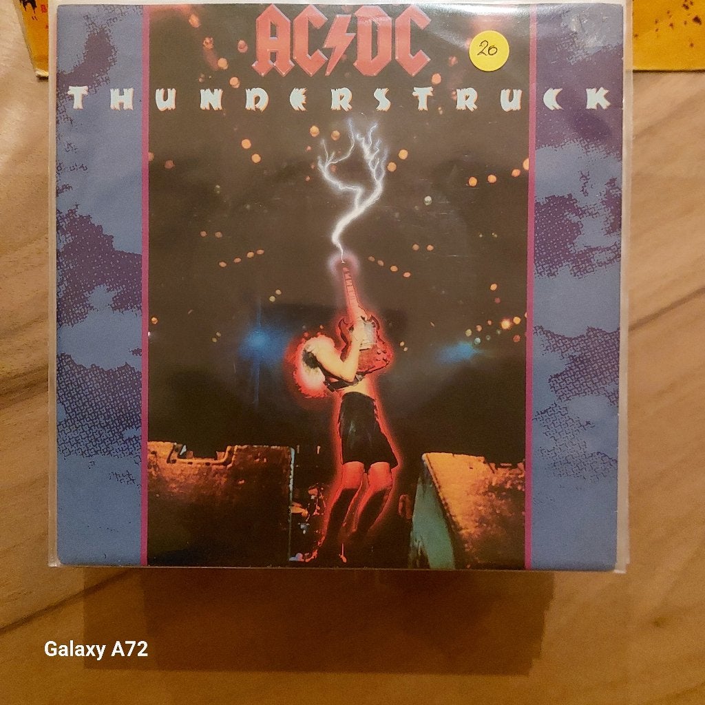 ac dc thunderstruck, Cd's en Dvd's, Gebruikt, 7 inch, Ophalen of Verzenden, Rock en Metal