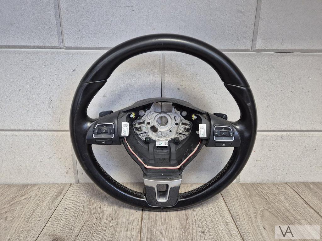 VW Golf 6 / Passat / Caddy stuur met flippers en knoppen, Gebruikt, -, Volkswagen, -