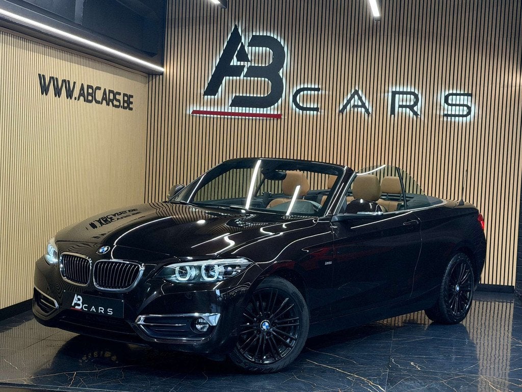 BMW 2 Serie 218 IA PACK LUXURY CABRIOLET * GARANTIE 12 MOIS, Auto's, BMW, 4 zetels, Gebruikt, Euro 6, 136 pk