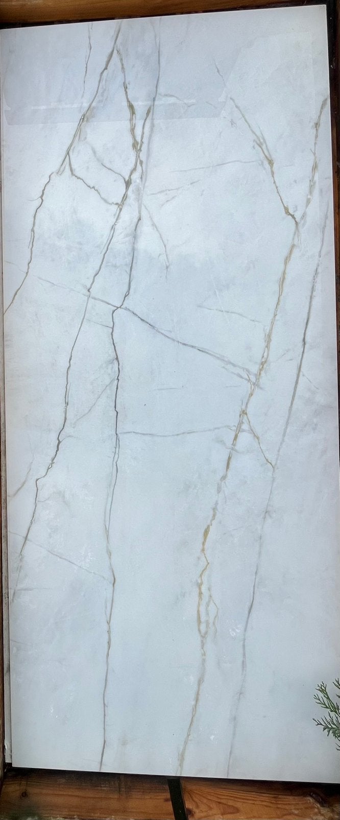 Keramische marmerlook tegel van 120x260cm, Doe-het-zelf en Bouw, Ophalen