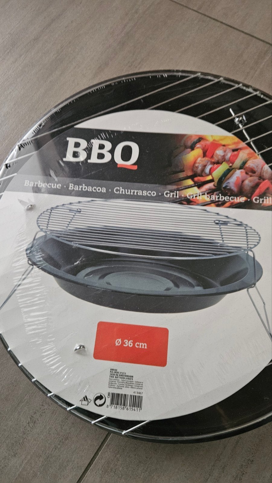 bbq schaal diameter 36cm, Ophalen, Nieuw