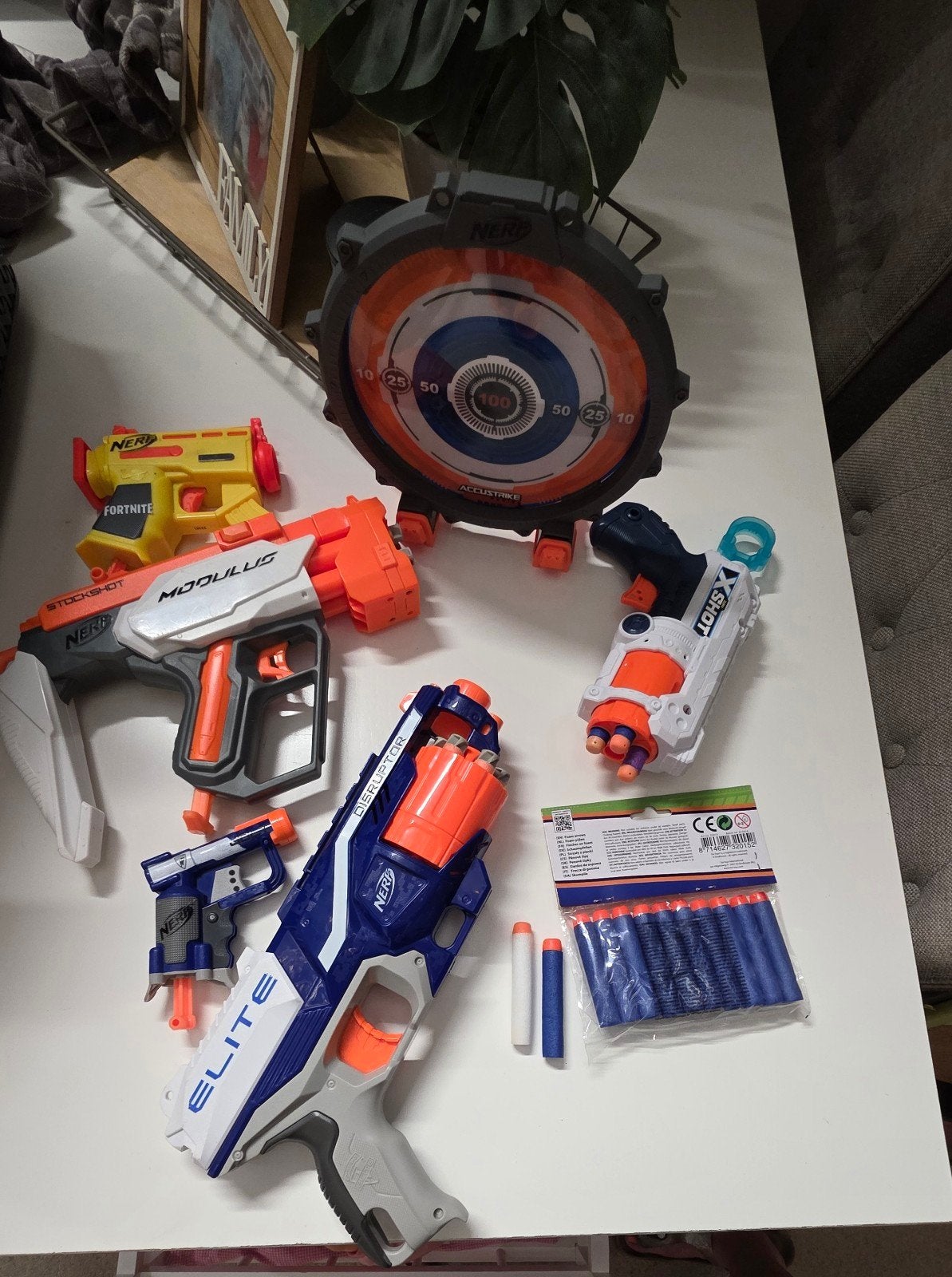 Nerf geweren, Ophalen