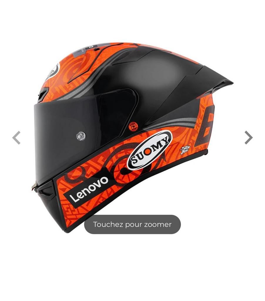 Casque ducati pecco bagnaia 63 Suomy, Enlèvement ou Envoi, XL