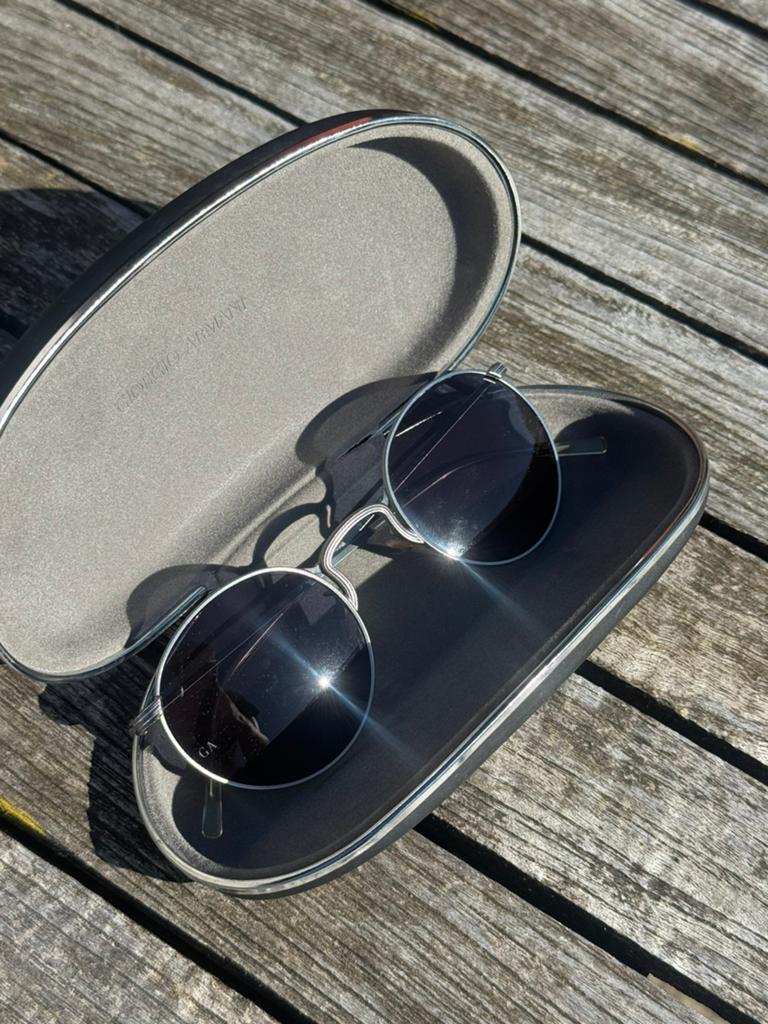 Armani GA046/S Vintage zilveren metalen zonnebril + doos, Handtassen en Accessoires, Zonnebrillen en Brillen | Dames, Ophalen