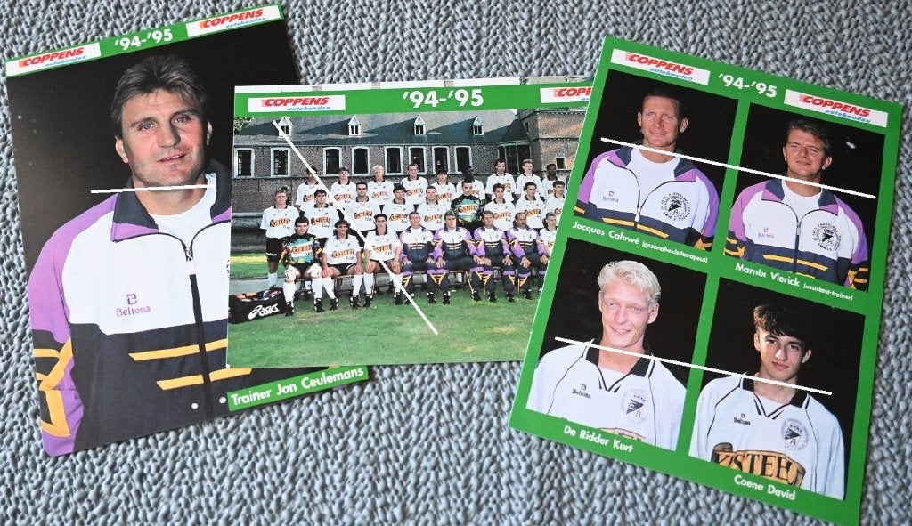 Eendracht Aalst / 25 Spelerskaarten / Kasteelbier, Verzenden, Zo goed als nieuw, Spelerskaart