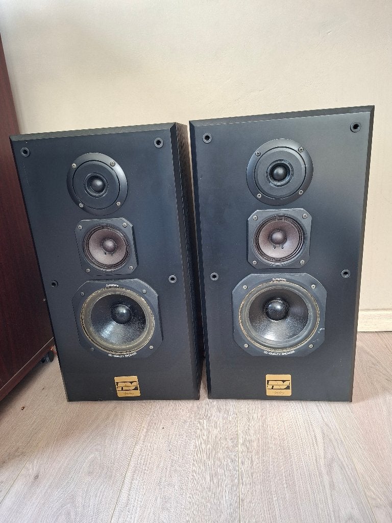 2 Symphony boxen, Overige typen, Zo goed als nieuw, Minder dan 60 watt, Ophalen