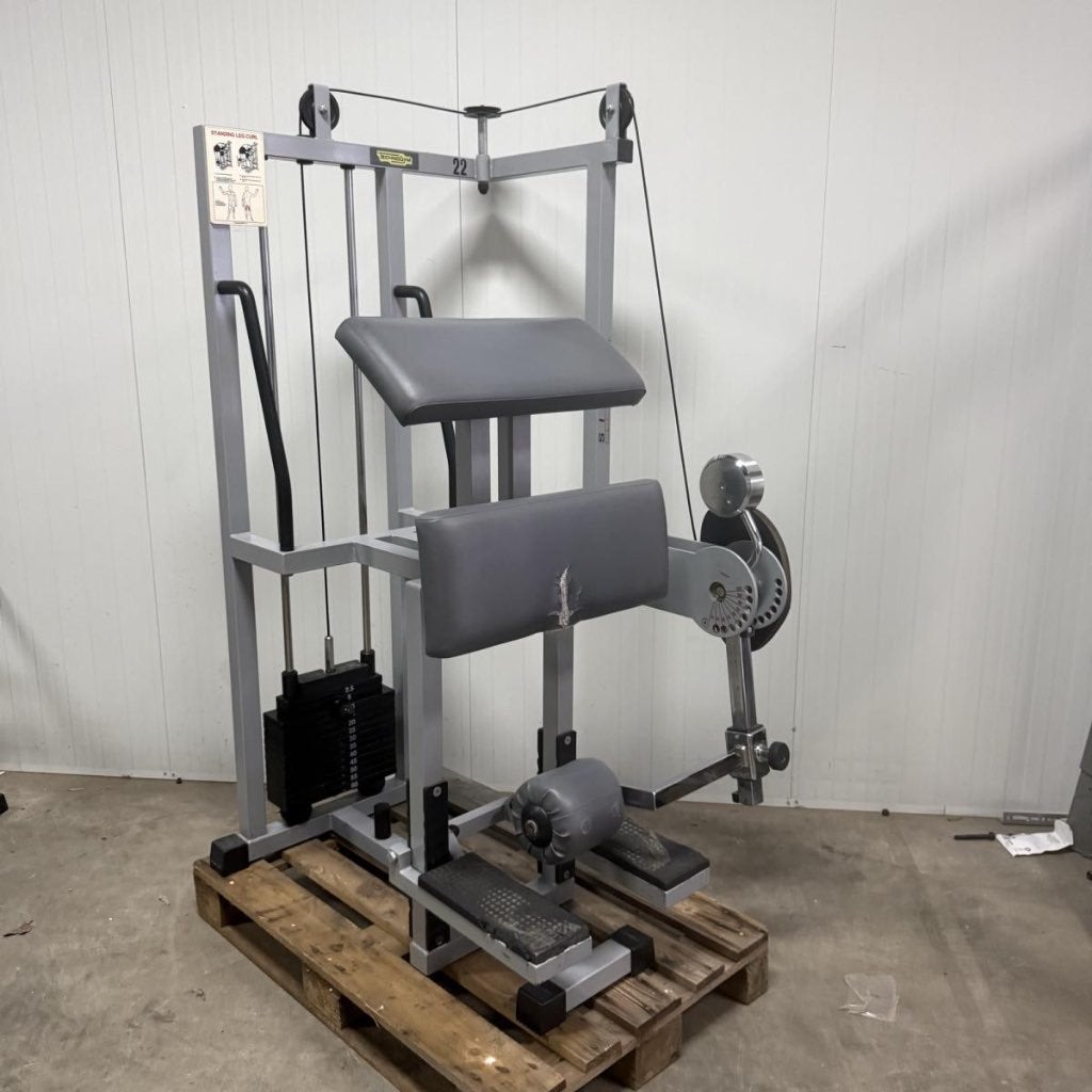 Technogym Standing leg curl / beinbeuger / leg curl, Ophalen of Verzenden, Gebruikt