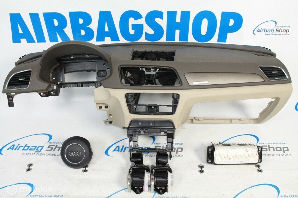 Airbag kit Tableau de bord 3 branche Audi Q3, Gebruikt, Ophalen of Verzenden
