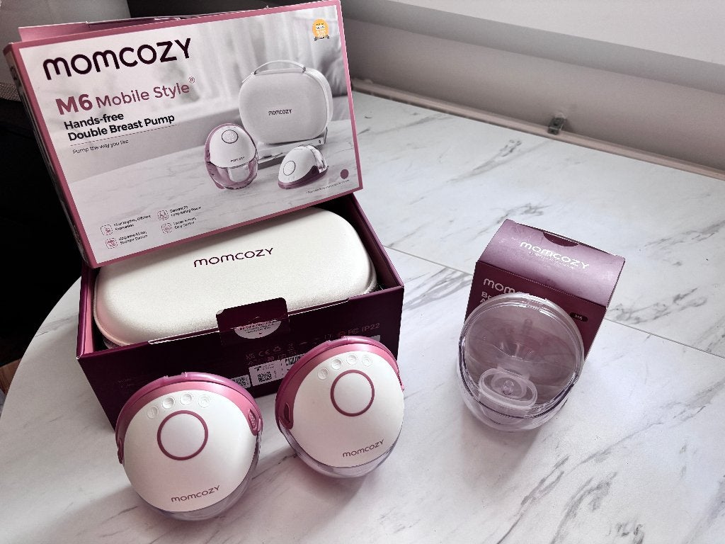 Tire-lait double Momcozy M6 sans fil, Comme neuf, Enlèvement, Autres marques, Tire-lait