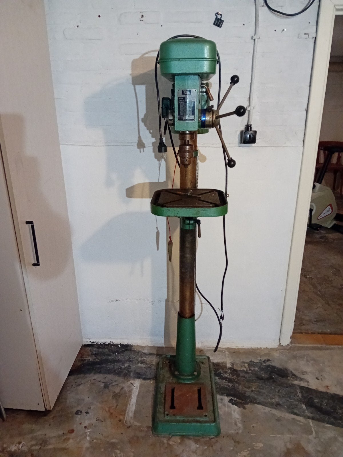 Kolomboormachine, Enlèvement
