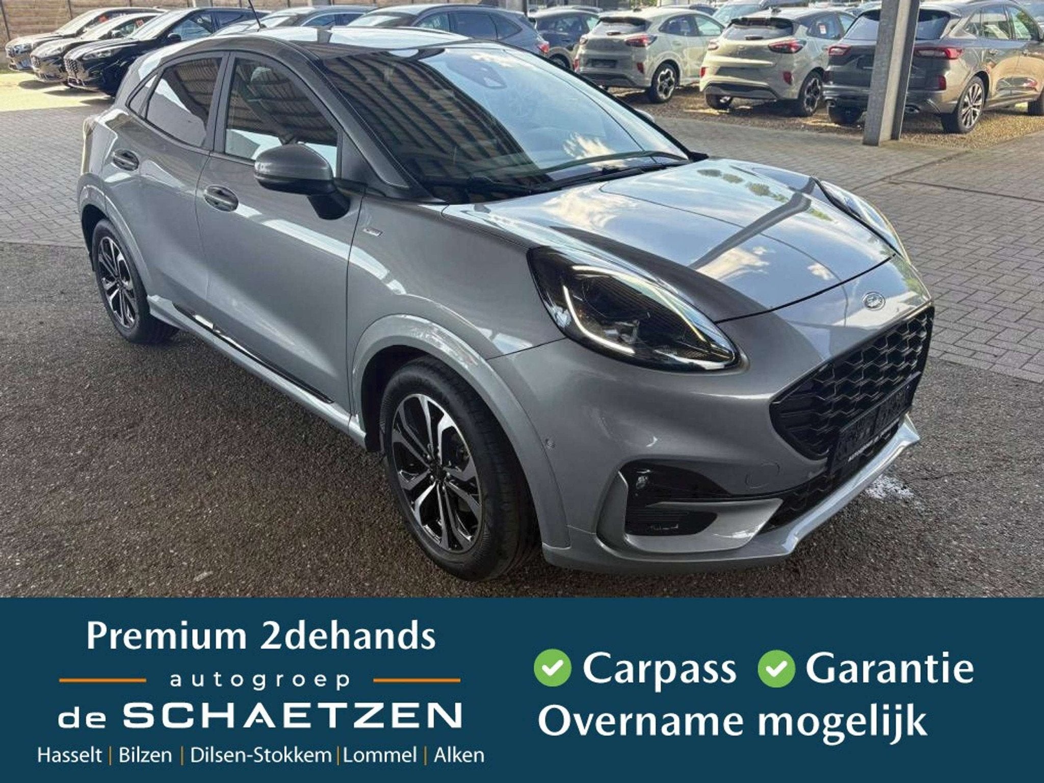 Ford Puma Puma St-line 1.0 MHEV M6, Argent ou Gris, Achat, Boîte manuelle, Noir