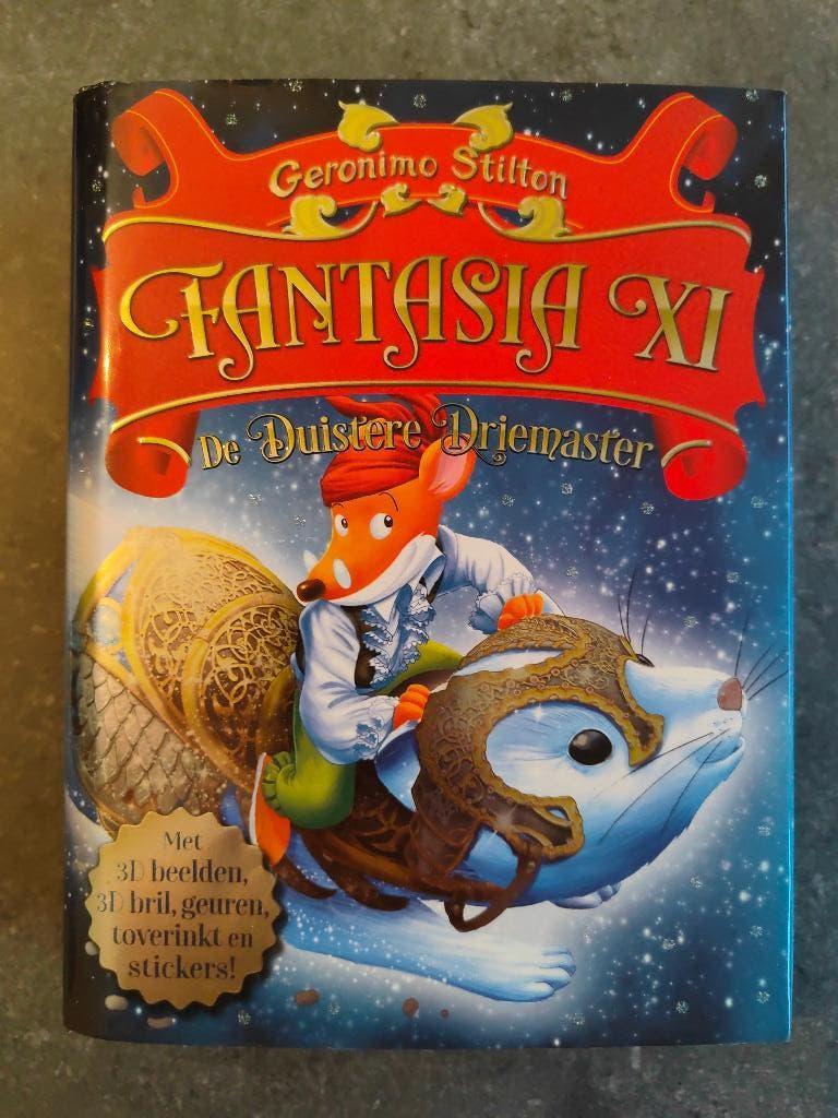 Boek Geronimo Stilton Fantasia XI De duistere driemaster, Gelezen, Fictie algemeen, Geronimo Stilton, Ophalen of Verzenden