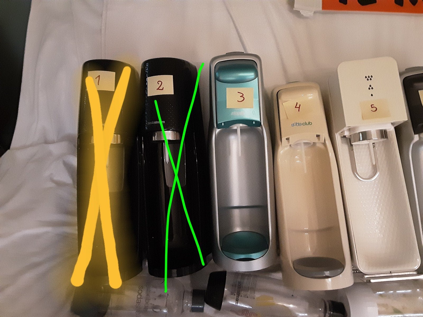 Lot SODASTREAM TOESTELLEN, Elektronische apparatuur, Bruiswatermachines, Verzenden