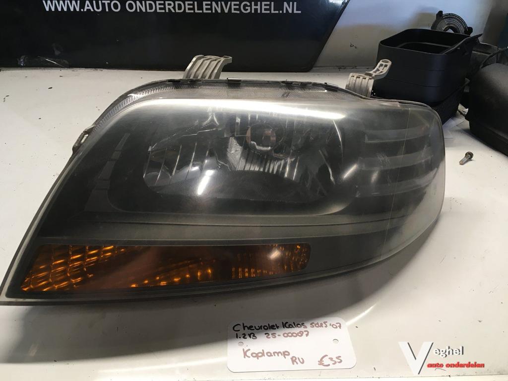 Chevrolet Kalos 2007 1.2 B 2500087 Koplamp  Rechtsvoor of Li, Gebruikt, -, -, Ophalen of Verzenden