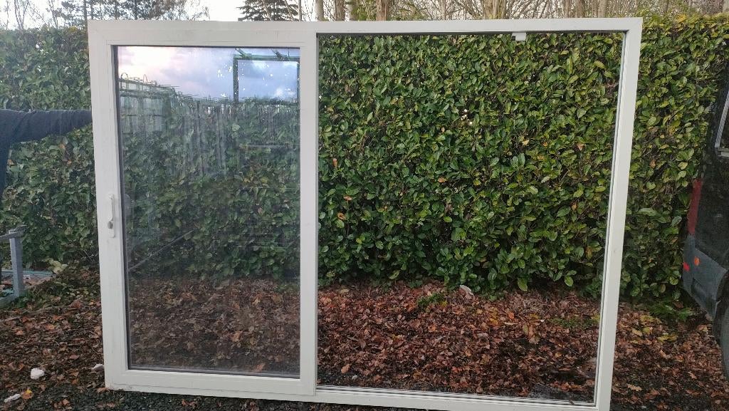 aluminium schuifraam, Ophalen, 225 cm of meer, Aluminium, Zo goed als nieuw