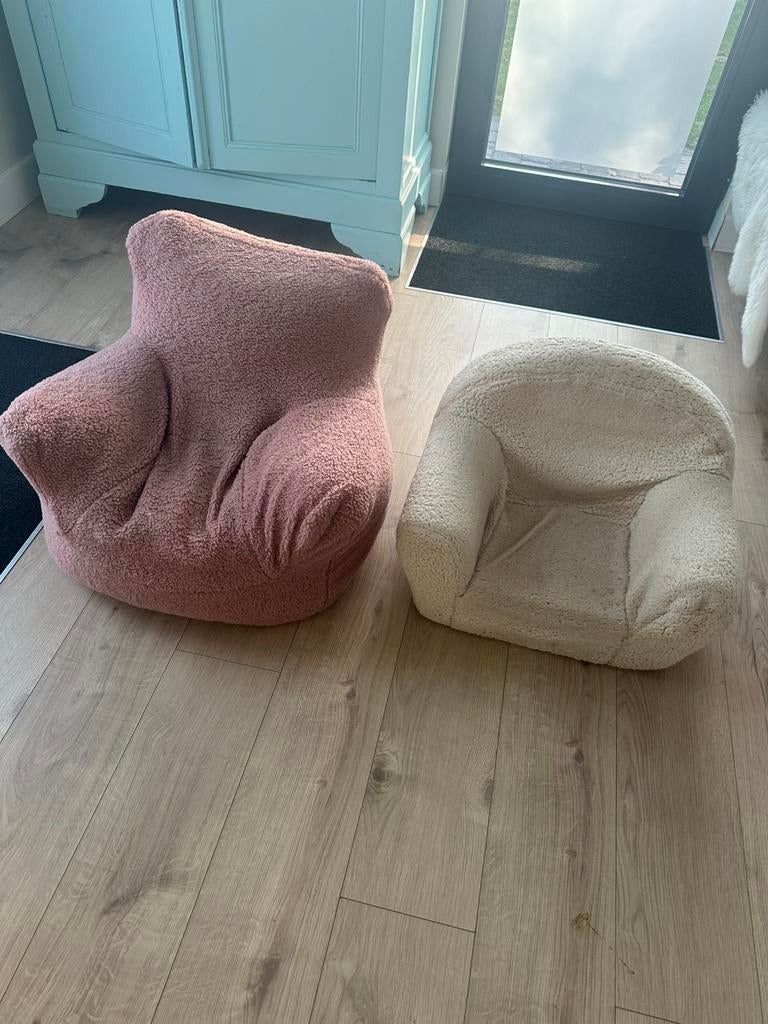 2 kinderzeteltjes, Ophalen, Zo goed als nieuw, Wit