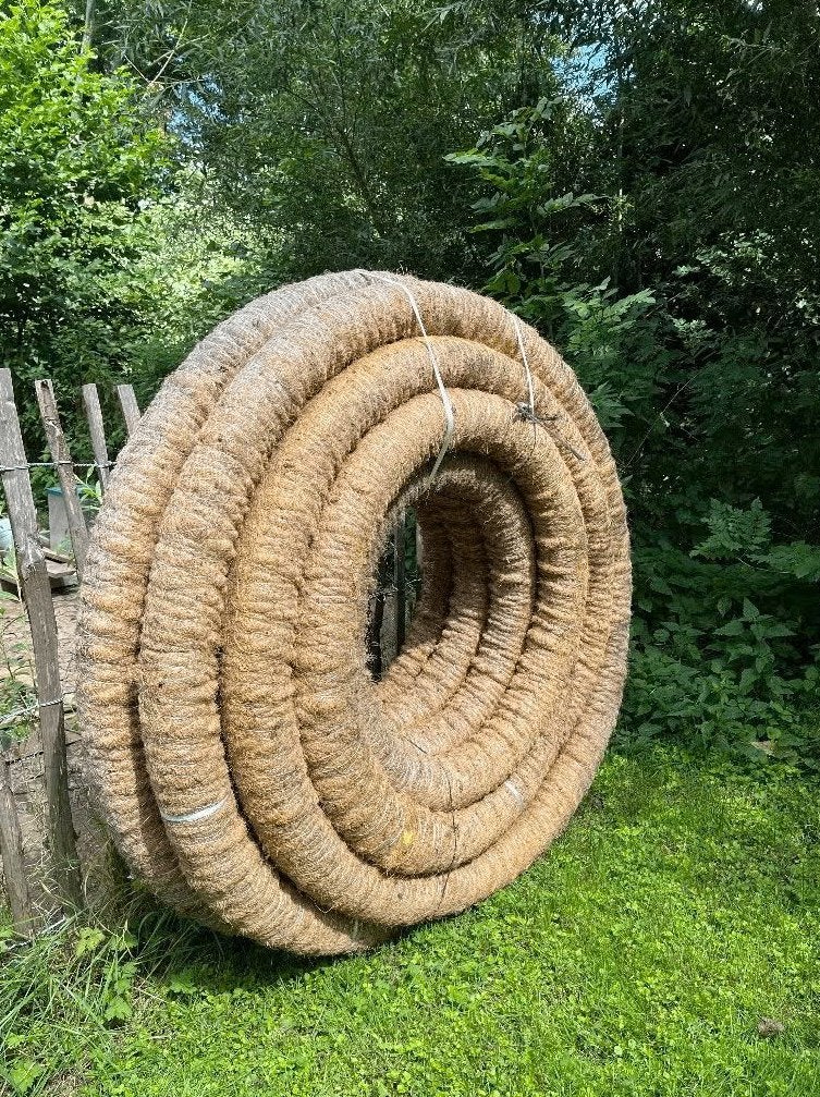 Flexibele kokosnoot afvoerpijp 100mm 40M, Ophalen, Afvoer, 6 meter of meer, Nieuw