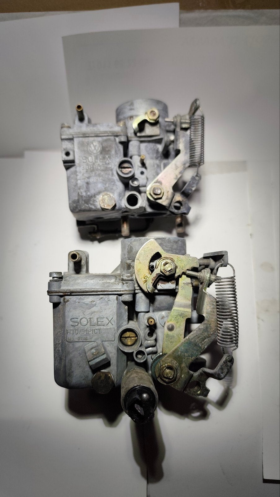 Vw kever carburators 2x, Ophalen