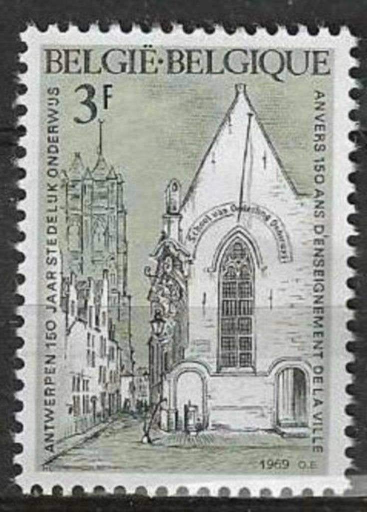 Belgie 1969 - Yvert 1487 - 150 jaar stedelijk onderwijs (PF), Postzegels en Munten, Verzenden, Postfris, Postfris