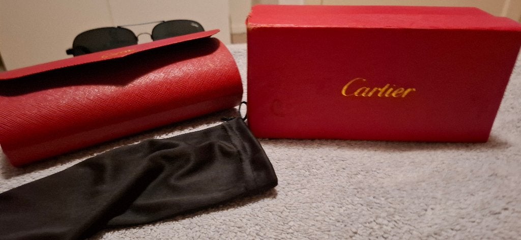 Zonnebril Cartier, Zonnebril, Zwart, Nieuw, Ophalen