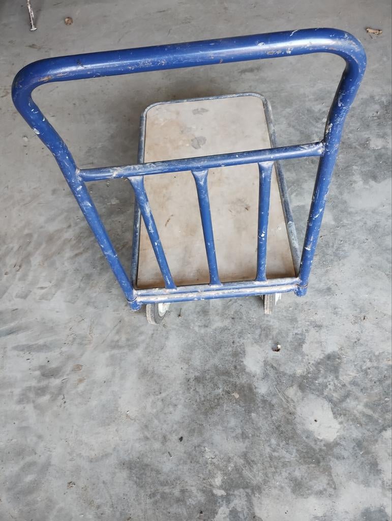 Platformwagen te koop, Doe-het-zelf en Bouw, Transportwagens, Ophalen, Gebruikt