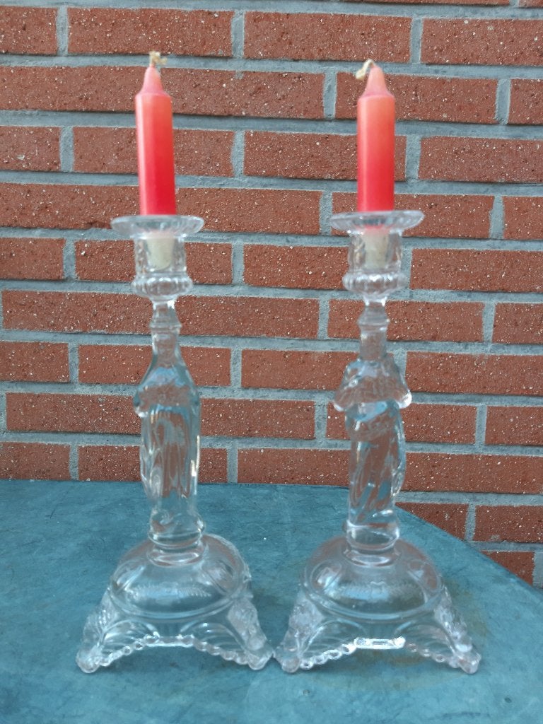 kristallen kandelaars, Antiek en Kunst, Ophalen, Kristal