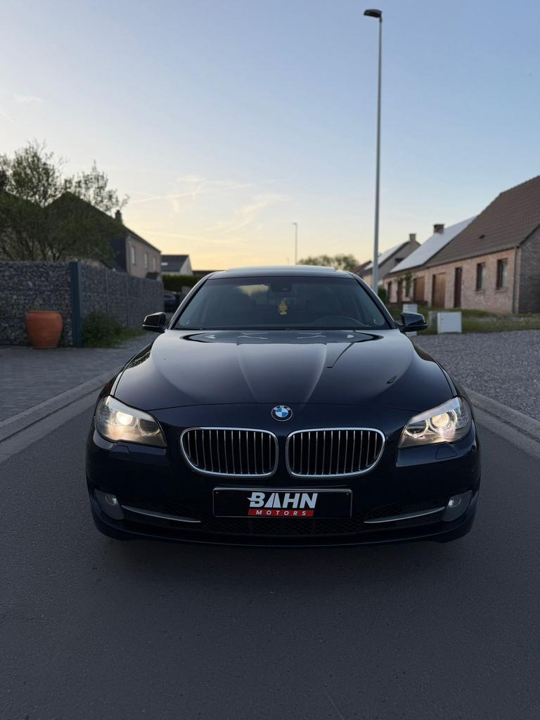 BMW 5-serie F10, Auto's, BMW, Euro 5, Zwart, Bedrijf, Diesel