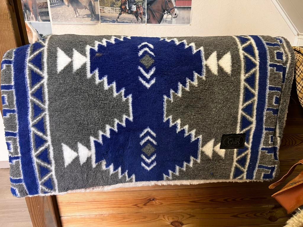 Westernpad, Dieren en Toebehoren, Zo goed als nieuw, Zadelpad, Blauw, Full (L)