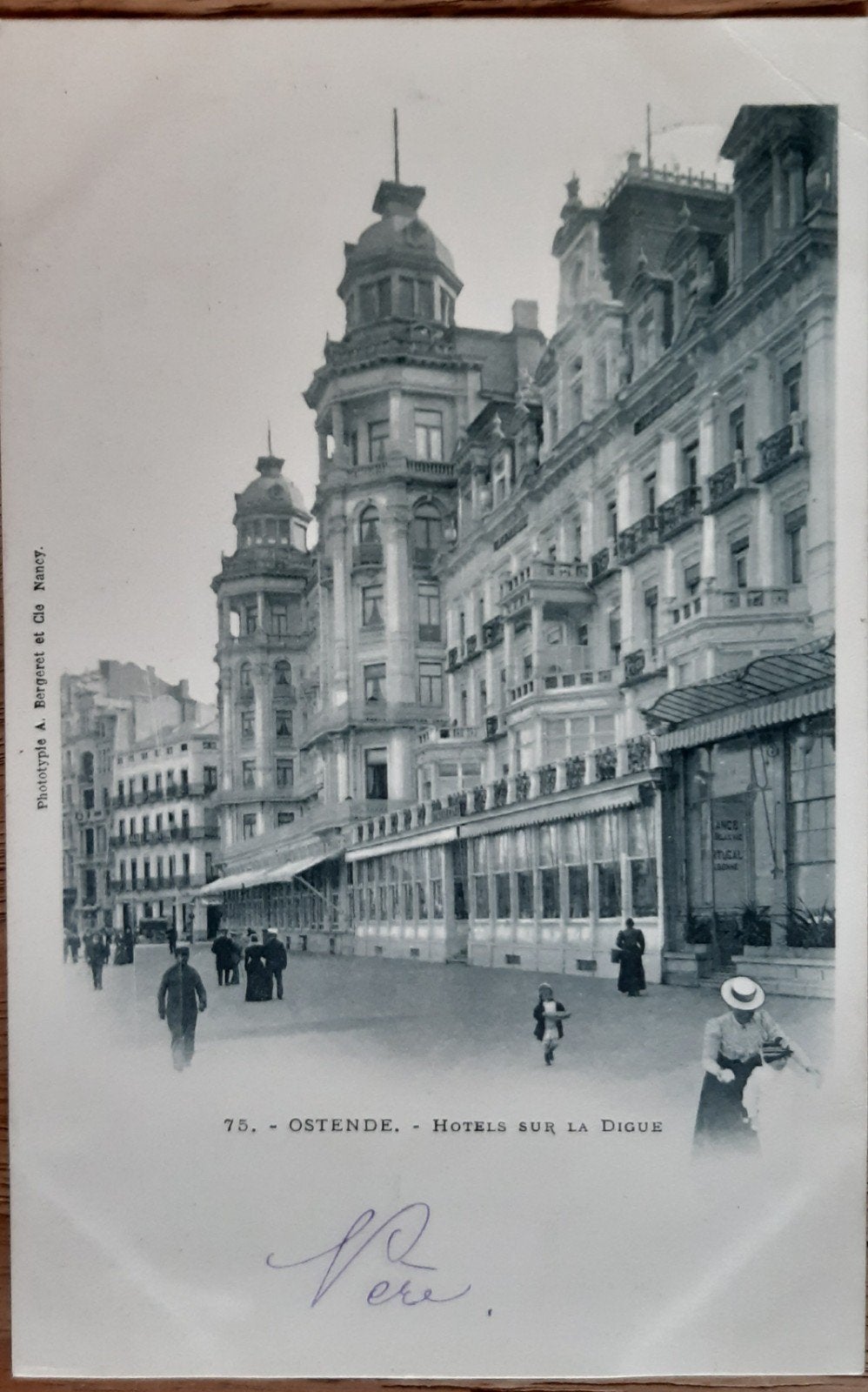OSTENDE OSTENDE la digue ZEEDIJK GRAND HOTELS, Enlèvement ou Envoi