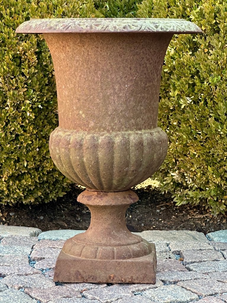 gietijzeren tuinvaas - hoogte 44 cm, Tuin en Terras, Ophalen