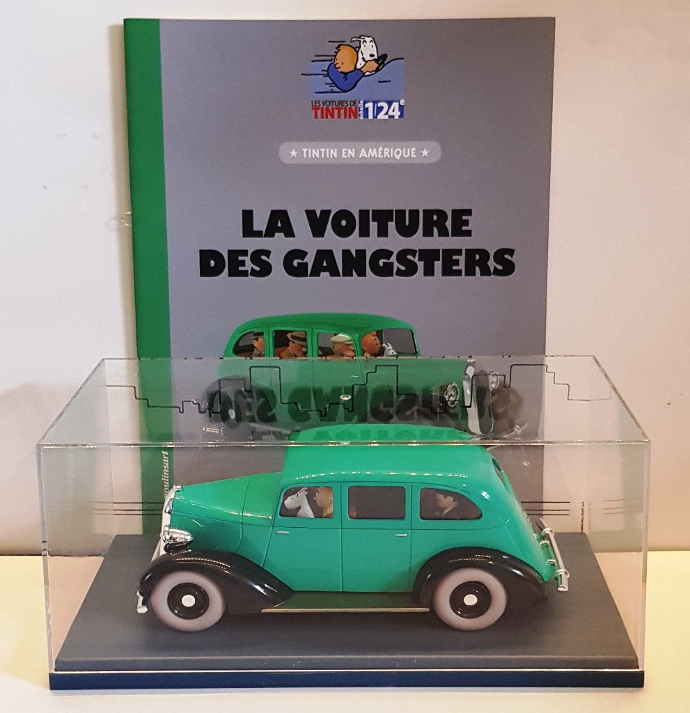 Les voitures de Tintin 1/24 « LA VOITURE DES GANGSTERS », Collections, Envoi, Tintin, Neuf, Statue ou Figurine