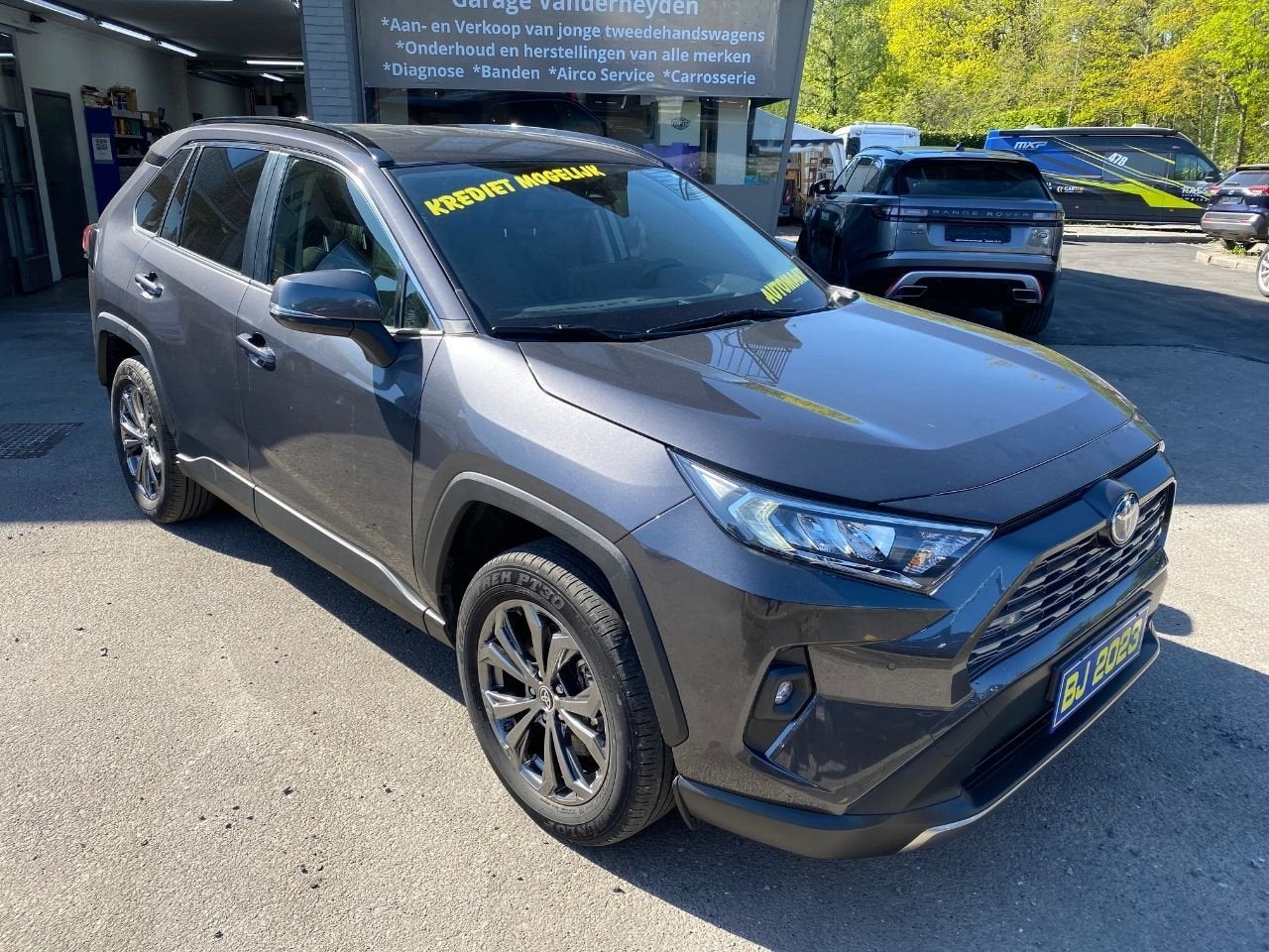 Toyota RAV4 Hybrid 4x2 DYNAMIC AUTOMAAT MET GARANTIE, Auto's, Stof, Gebruikt, 4 cilinders, 2487 cc