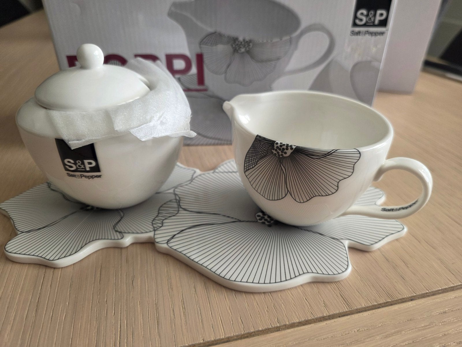 Melk en suiker kom, Ophalen