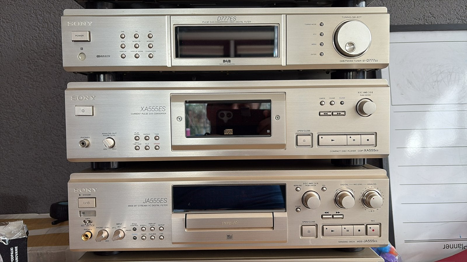 Sony CDP-XA555ES in near mintstaat., Ophalen of Verzenden, Zo goed als nieuw, Sony