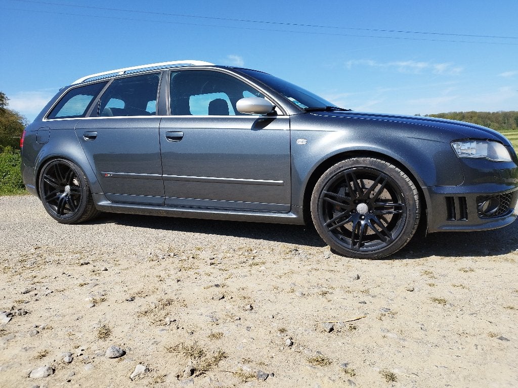 AUDI RS4 B7 DAYTONA GRIJS, Auto's, Audi, Particulier, RS4, Bluetooth, Benzine, Euro 4, Break, 5 deurs, Handgeschakeld, Zilver of Grijs