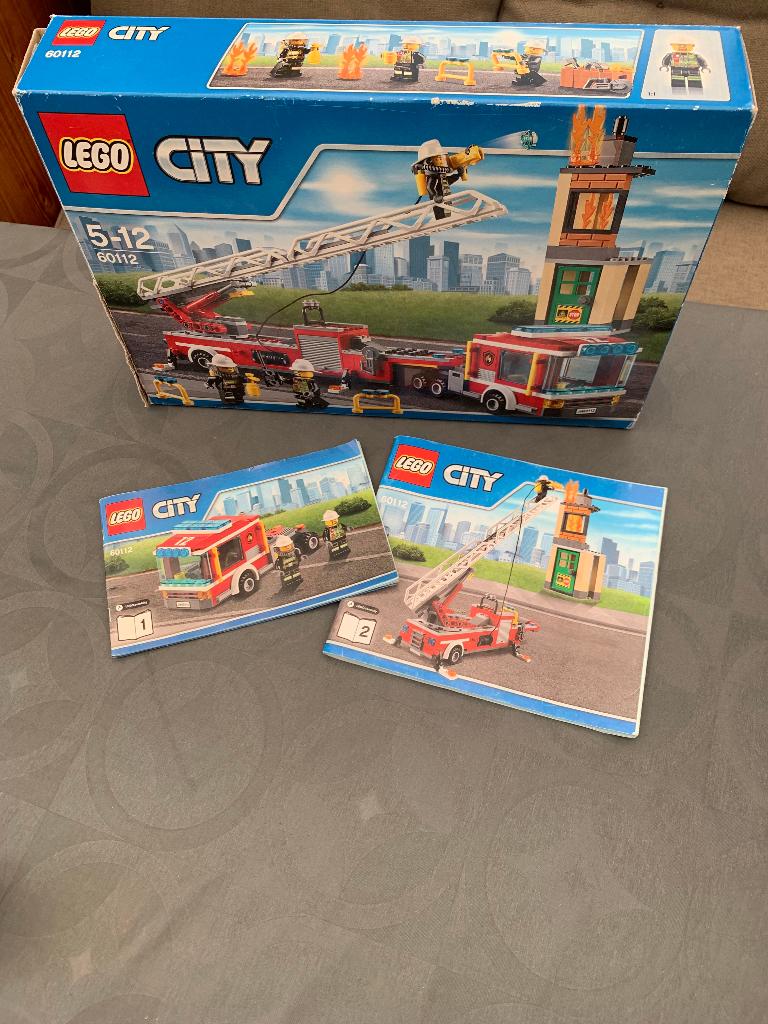 60112 LEGO City Fire Engine, Ophalen, City, Lego, Zo goed als nieuw