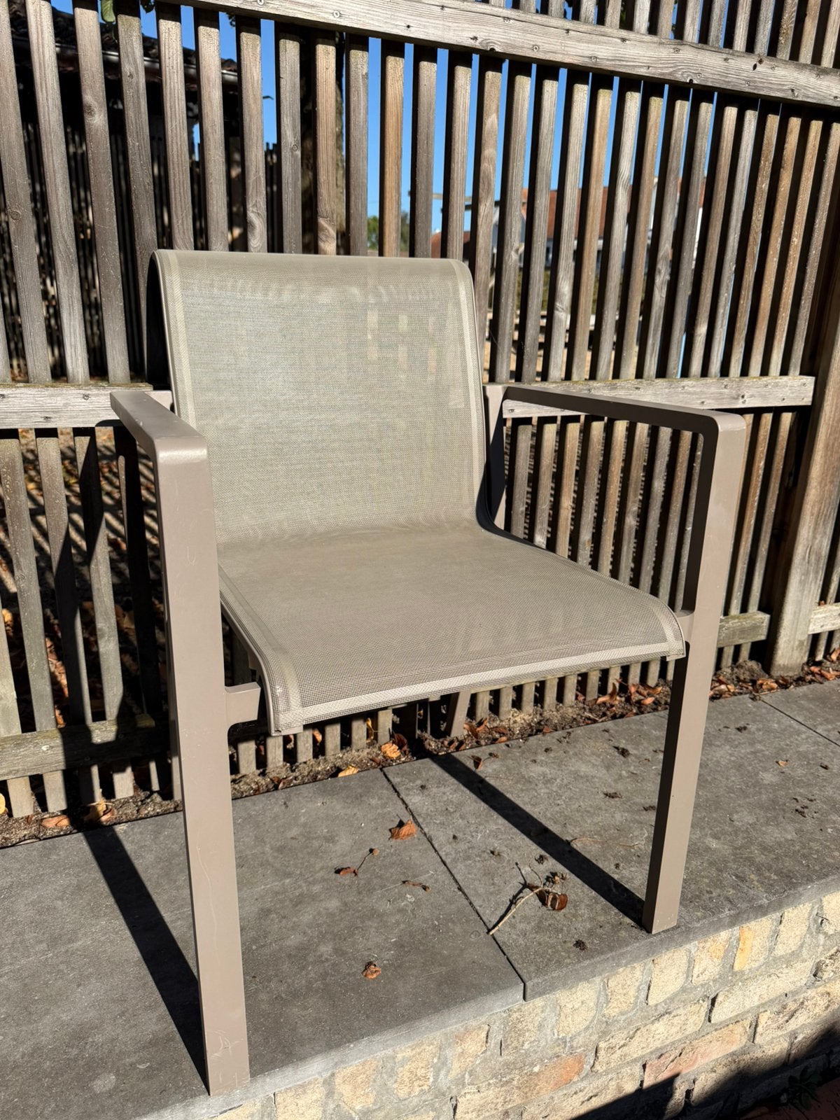 Terras stoelen en tafels, Ophalen, Gebruikt, Aluminium, Inklapbaar
