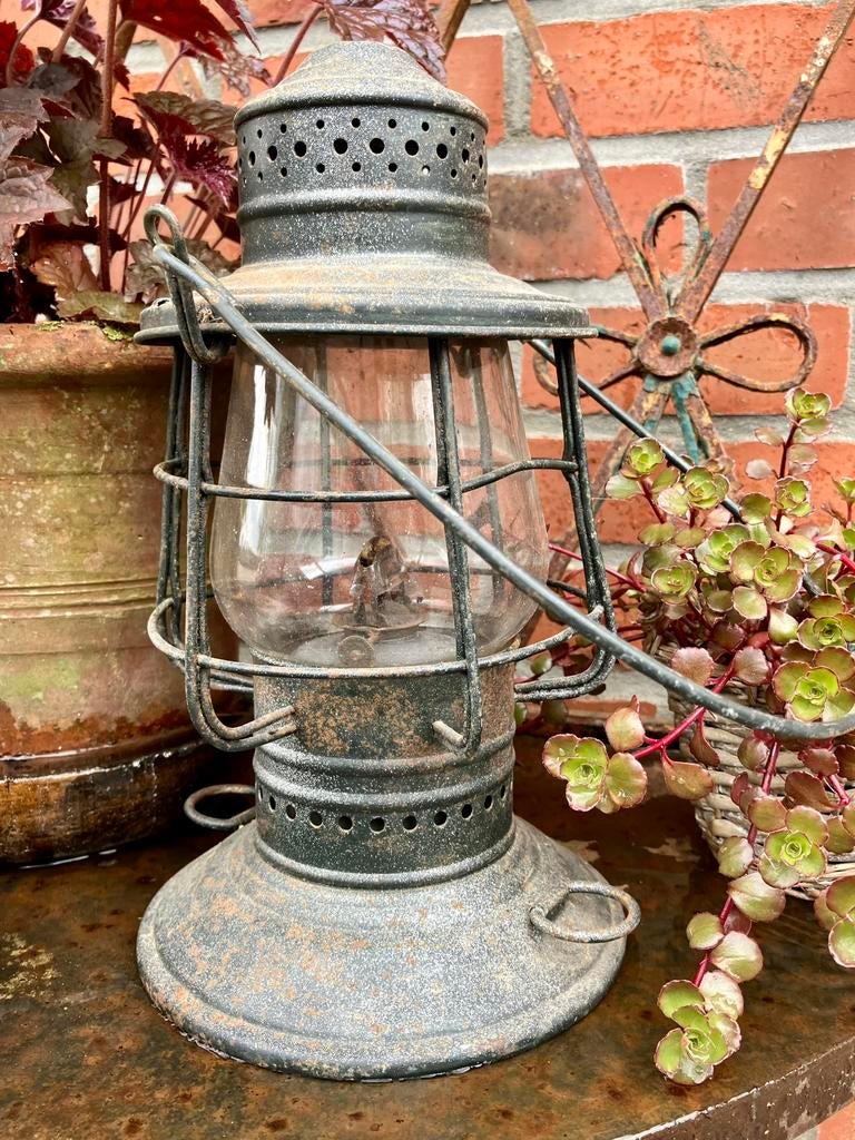 Oude Stormlamp olielamp, Ophalen of Verzenden, Zo goed als nieuw