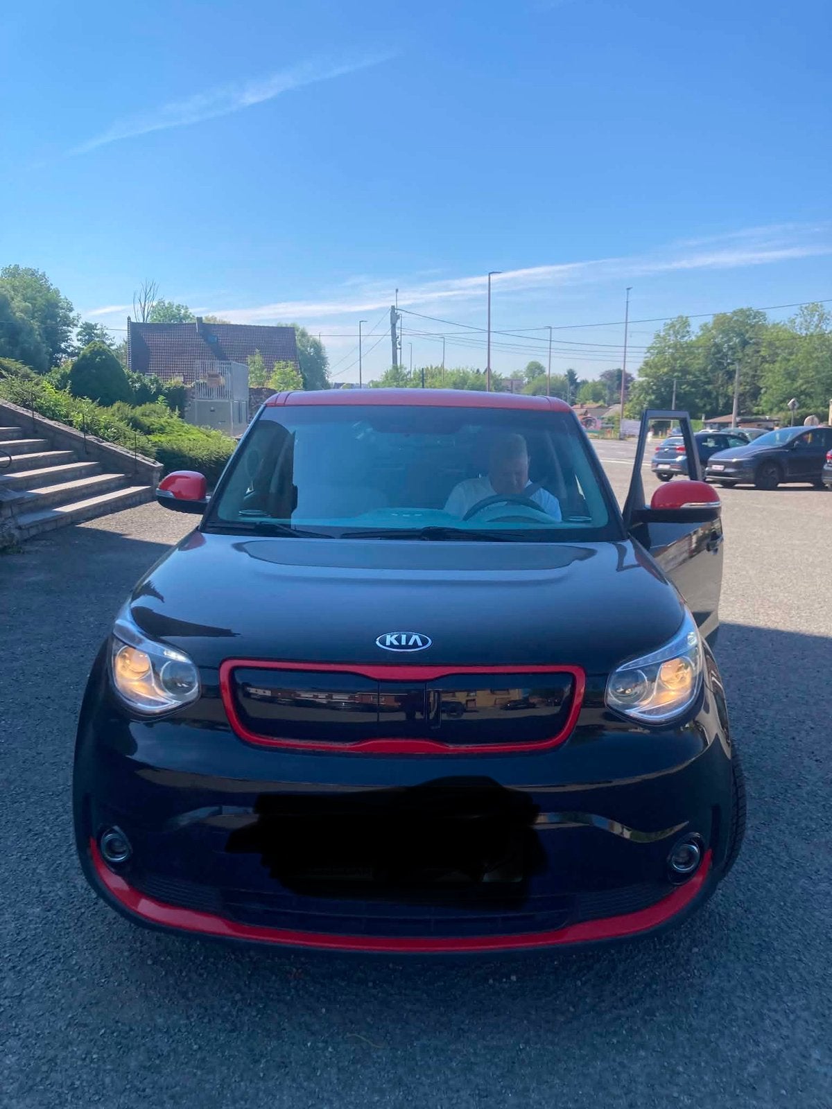 Kia Soul EV 27kwh-SOH -> 100%!!!🤩, Auto's, Kia, Stof, Zwart, Elektrisch, 5 zetels