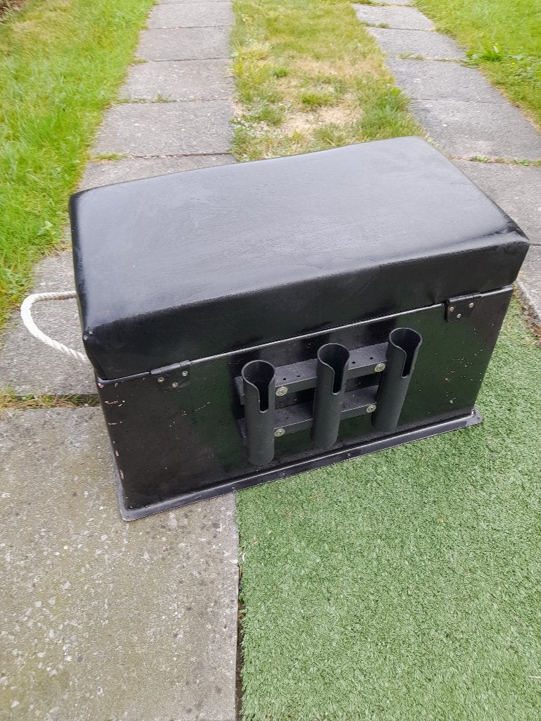 Zitbox voor RIB of consoleboot met opbergruimte, Ophalen, Gebruikt, Polyester
