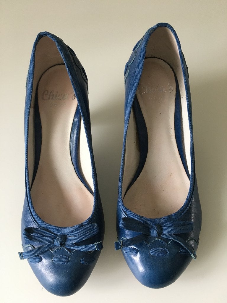 Schoenen, pumps blauw maat 38, Kleding | Dames, Schoenen, Pumps, Blauw, Ophalen of Verzenden, Zo goed als nieuw