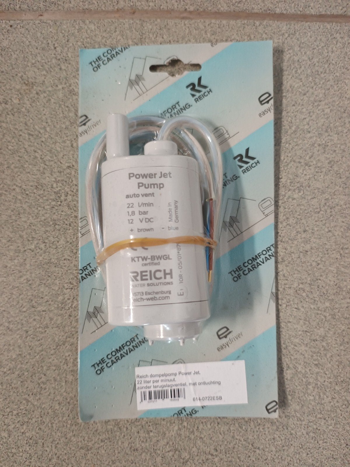 Reich powerjet dompelpomp 22 liter, Ophalen, Nieuw