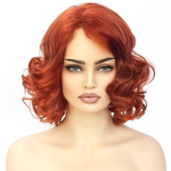 Avengers Black Widow Natasha Romanoff pruik rood haar, Ophalen of Verzenden, Nieuw