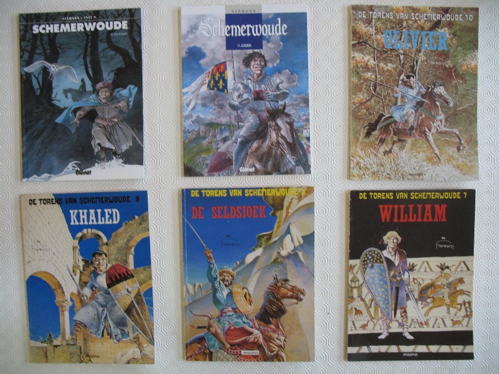 Schemerwoude, Hermann, 9 stuks ,1ste druk, Plusieurs BD, Enlèvement ou Envoi, Comme neuf