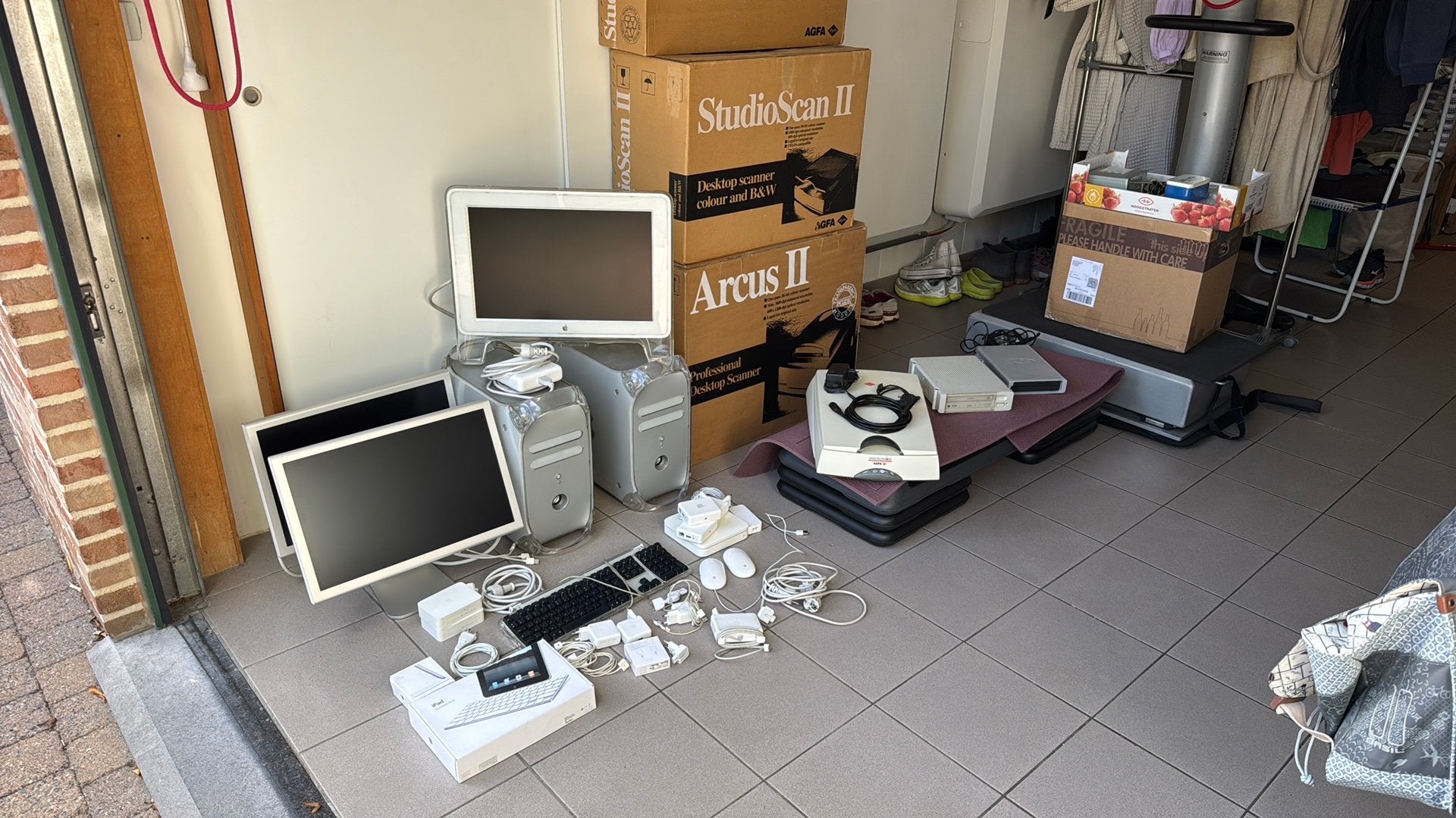 Mega Apple set + Pro Agfa Scanners, Computers en Software, Ophalen, Gebruikt, Powermac