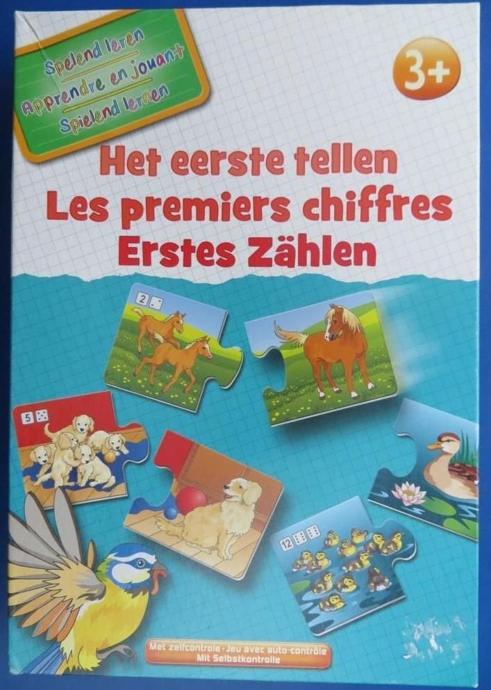 Het eerste tellen 3+ voor 1-4 spelers van 3-7 jaar, Kinderen en Baby's, Ophalen of Verzenden, Gebruikt, Puzzelen
