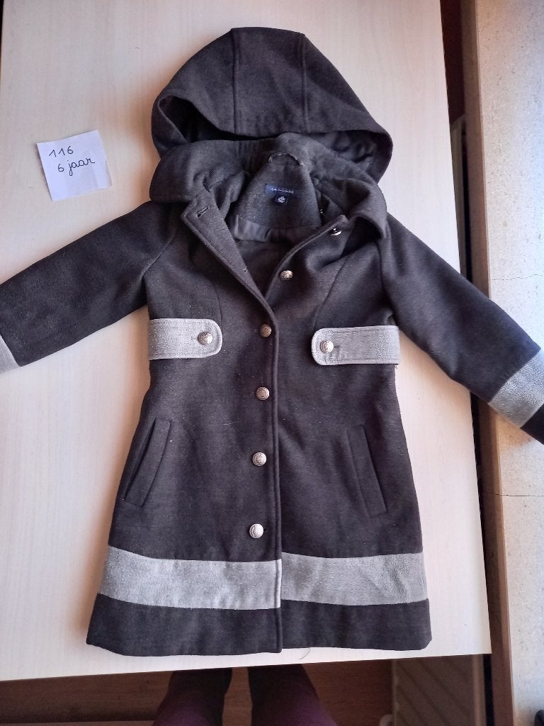 Nieuwstaat, jas Tommy Hilfiger, meisje maat 116, Kinderen en Baby's, Meisje, Ophalen of Verzenden, Jas, Tommy Hilfiger